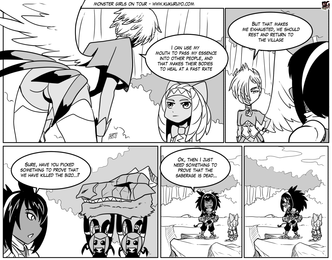 Monster girls on tour - Episode 112, Page 1: Page 112